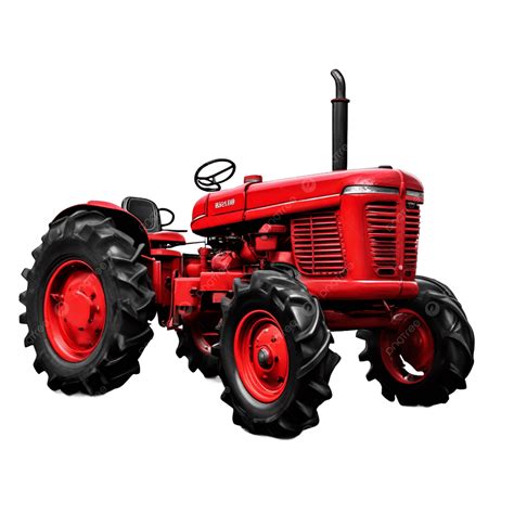 Vintage Farm Tractor Clip Art