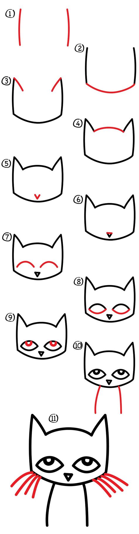 How To Draw A Cat Art For Kids Hub - Howto Techno