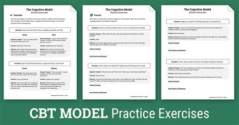 Cbt Triangle Worksheet Therapist Aid DBT Worksheets