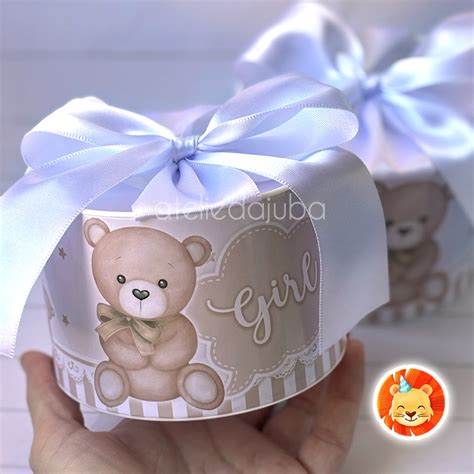 KIT Tubolatas Chá de Revelação Ursinho Nude Dourado Bege Boy Ou Girl x cm Shopee Brasil