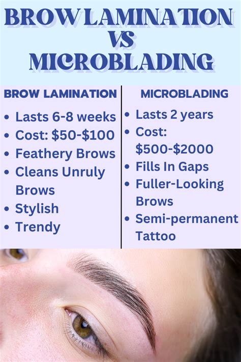 Brow Lamination Vs Microblading Which One Is Right For You Get