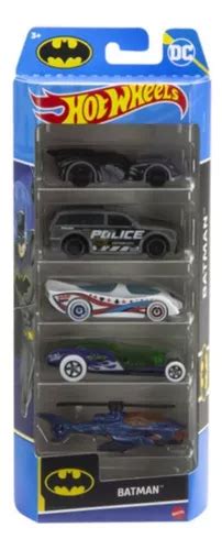 Hot Wheels Pack C 5un Original Mattel Batman Htv44 Coleção Frete grátis