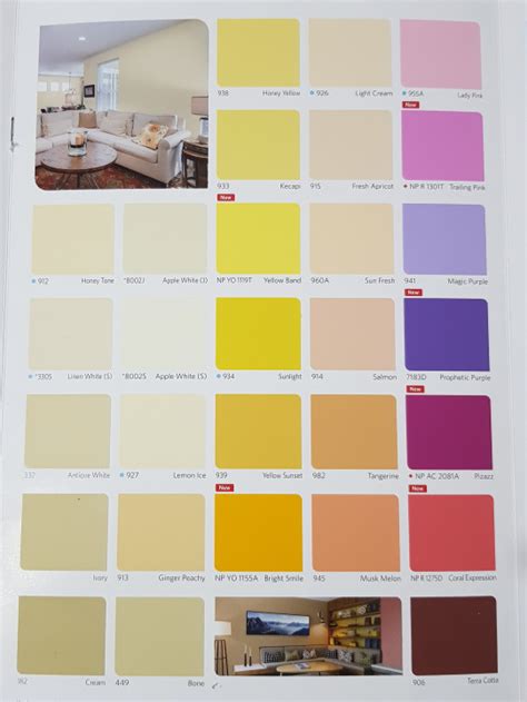katalog warna cat nippon paint  luar rumah ide perpaduan warna