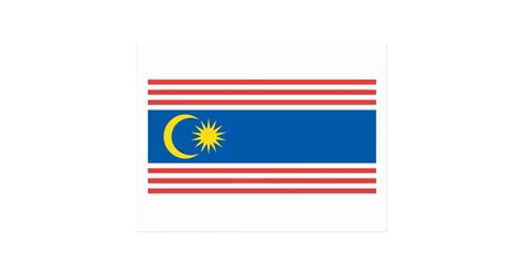 Kuala Lumpur Flag Postcard | Zazzle