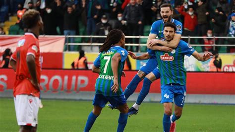 Rizespor A Tek Gol Yetti Son Dakika Haberleri