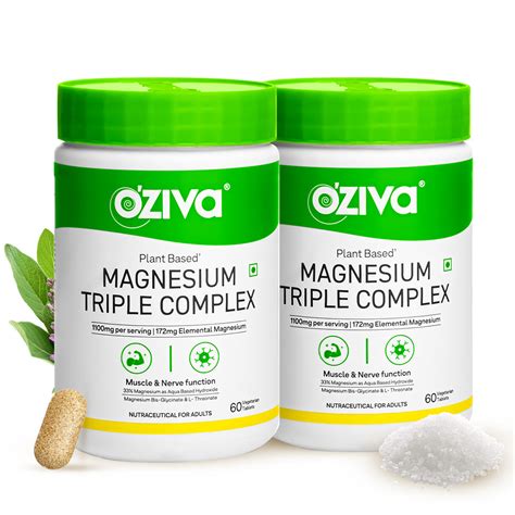 Magnesium Triple Complex for Muscle & Nerve Function – OZiva