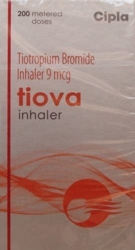 Spiriva Respimat Tiotropium Bromide Inhaler Prescription Packaging