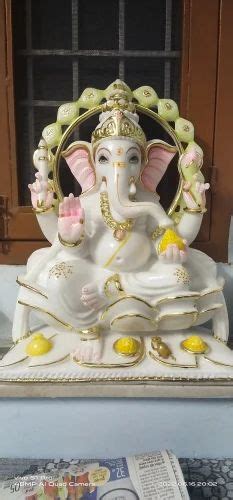 White Marble Ganesha Idol At Rs 28000 Marble Ganesh Murti In Jaipur