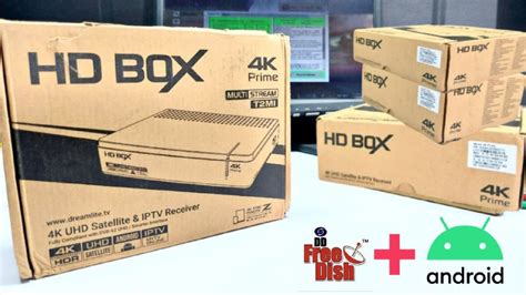 hd box  prime satellite uhd tv set top box
