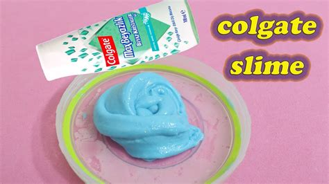 Colgate Toothpaste And Salt Slime How To Make A Slime With Toothpaste