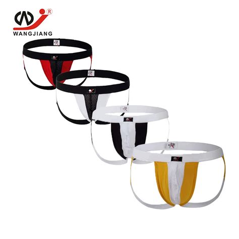 Pack Sexy Men Underwear Jockstrap Thongs Breathable Gay Thong G Strings Sexy Mens Underwear