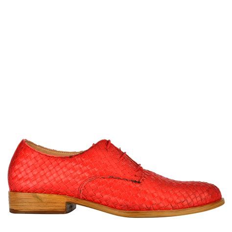 Laced shoes – Red - Formentini