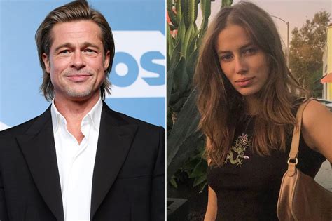 Brad Pitt Arrives In France Alongside German Model Nicole Poturalski