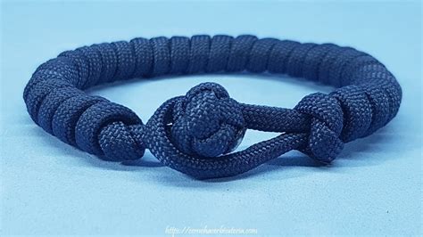 C Mo Hacer Una Pulsera Simple Y R Pido De Paracord Youtube