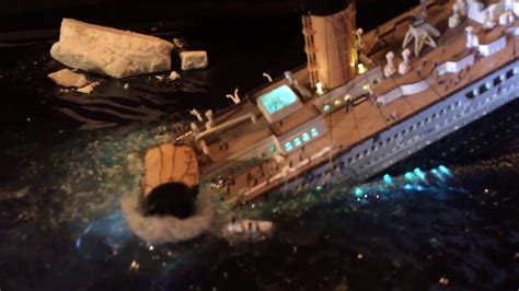 Sunken Titanic Model
