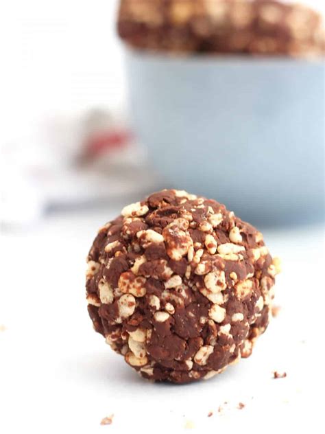 Chocolate Rice Krispie Balls Slow The Cook Down