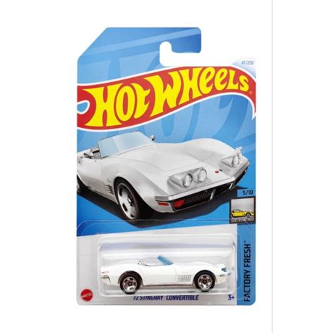 飛行屋 全新品 Hot Wheels 風火輪小汽車 合金車 雪佛蘭 STINGRAY CONVERTIBLE敞篷車 蝦皮購物