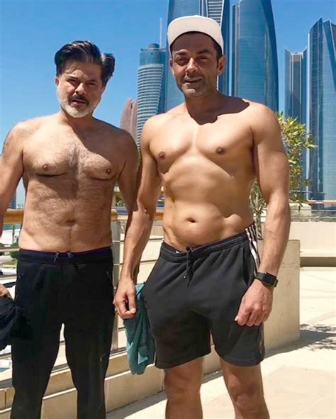 Anil Kapoor And Bobby Deol Go Shirtless In Behind The Scenes Photo