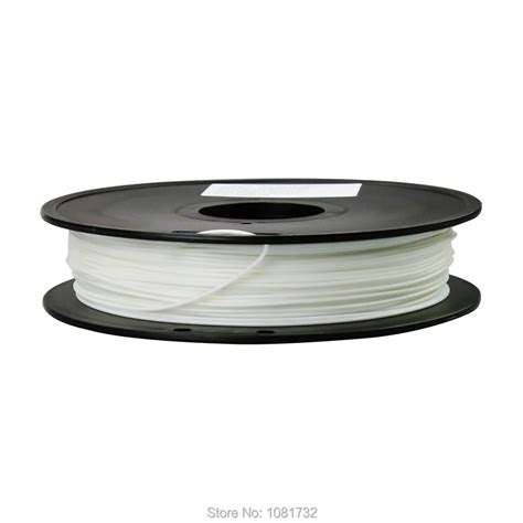 White Color 3D Printer Filaments ABS 1.75mm/0.5kg Plastic Rod Ribbon ...