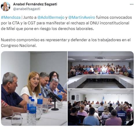 Anabel Fernández Sagasti se reunió con gremialistas para repudiar el