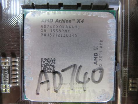 C.AMD FM2 CPU-Athlon X4 740 3.2G AD740XOKA44HJ 四核 65W 直購價100 | 露天市集 | 全 ...