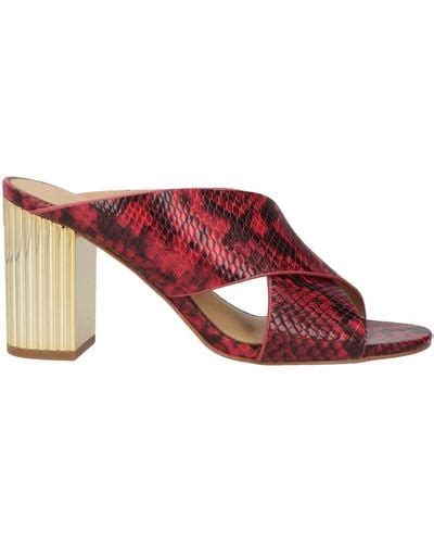 Red Michael Michael Kors Heels For Women Lyst