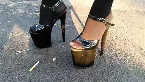 Lady L Walking With Cm Extreme High Heels European Porn XHamster