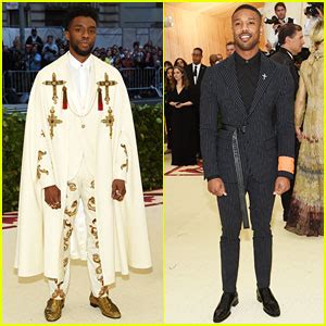 Chadwick Boseman Michael B Jordan Are Met Gala Kings Met