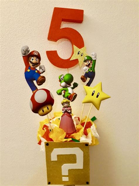 Pin De Nadq Miteva En Decoracion De Mario Bros Cumplea Os