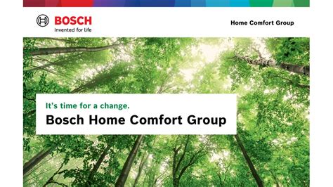 Bosch Thermotechnology Rebrands As Bosch Home Comfort Group Achr News