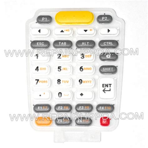 34 Key Keypad Replacement For Zebra MC2200 MC2700