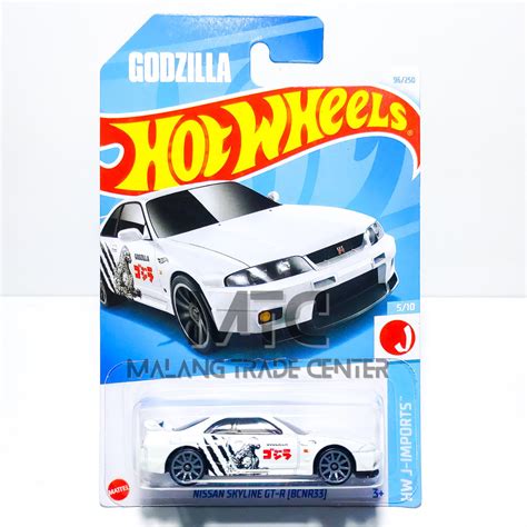 PUTIH Hot Wheels Nissan Skyline GT R BCNR33 Godzilla White D 2024 Shopee Malaysia