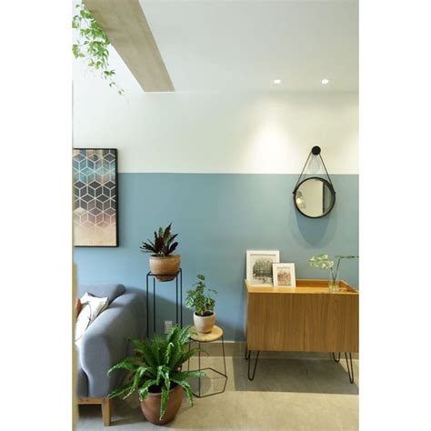 Pintura De Parede De Sala Com Duas Cores - Parede de duas cores: 10 ideias que vão te fazer amar o efeito bicolor ...