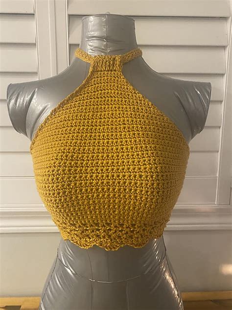 Ravelry Boho Halter Top Pattern By DIY From Home