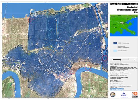 New Orleans 2005 Flood Map