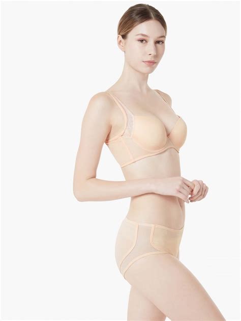 BF 03178 Breathable Hipster Brief Orange SATAMI Lingerie 透氣平口內褲 橙 SATAMI 網上商店