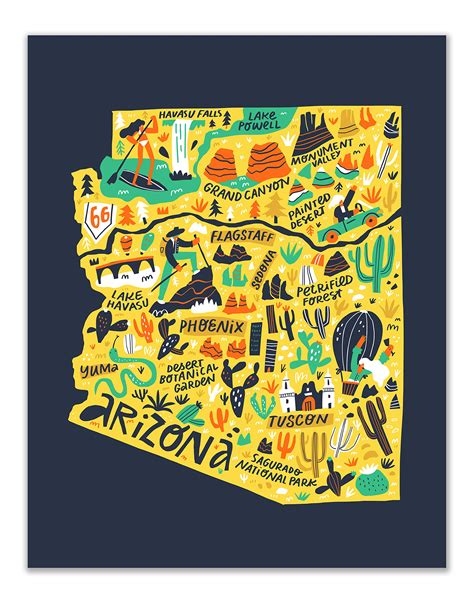 Arizona Tourist Attractions Map