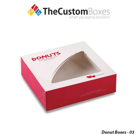 Donut Boxes Wholesale Custom Donut Boxes Printed With Your Logo