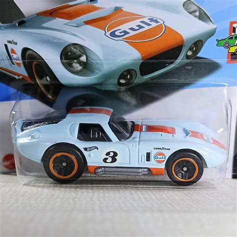 Hot Wheels Shelby Cobra Daytona Coupe Collectible Model Car Miniature Gift Item For Car