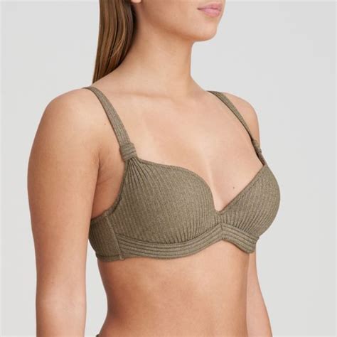 Marie Jo Swim Tinjis Vorgeformtes Bikini Oberteil Golden Olive Annadiva