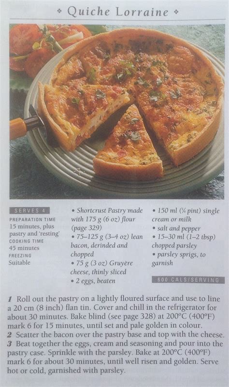 how to make a quiche with ready made pastry