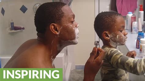 Heartwarming Father And Son Shaving Moment Youtube