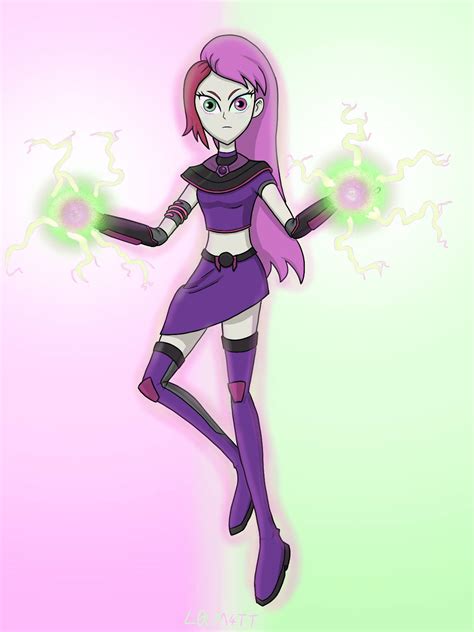 Ash Graven And Starfire Fusion By L0lm4tt On Deviantart