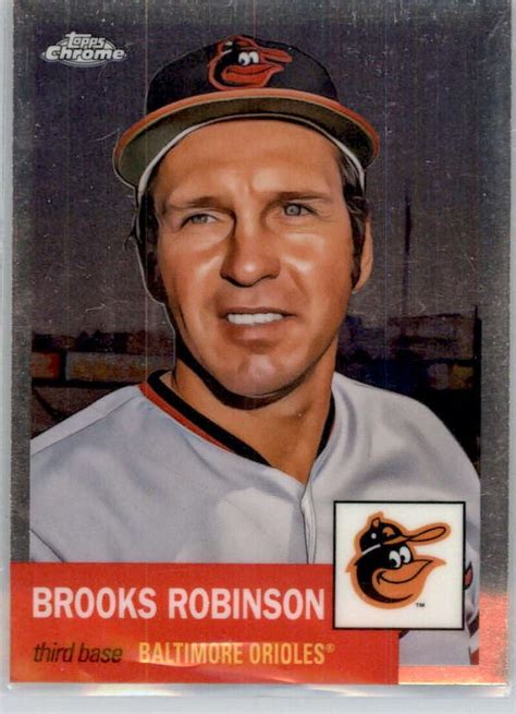 Amazon 2022 Topps Chrome Platinum Anniversary 455 Brooks Robinson