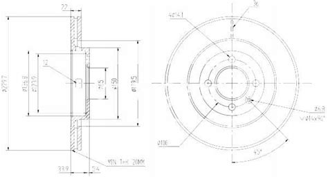 Tarcza Hamulcowa Maxgear Mgx191945 Tarcze Ham 2Szt Vw P Golf 2 Passat 9