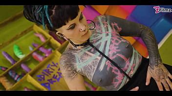 Alternative TATTOO Teen Gets POV Fucked Rough Fuck Deepthroat Sloppy