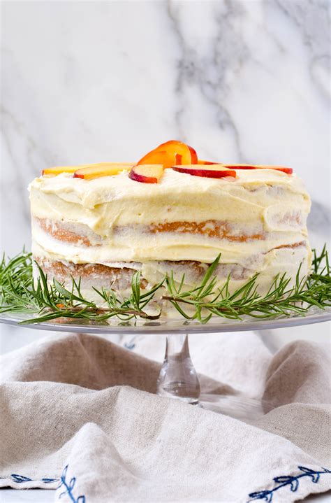 Naked Peach Cake West Of The Loop