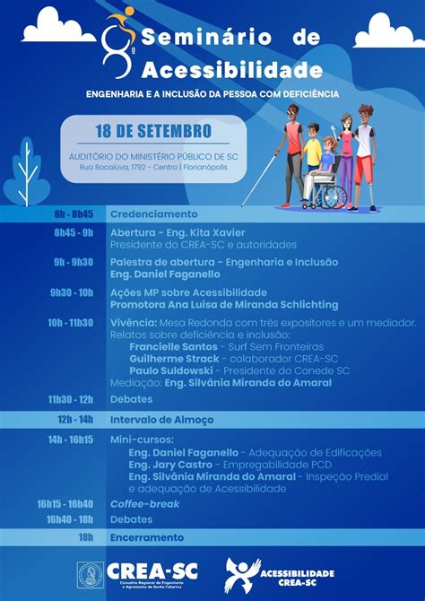 8º SEMINÁRIO DE ACESSIBILIDADE em Florianópolis Sympla