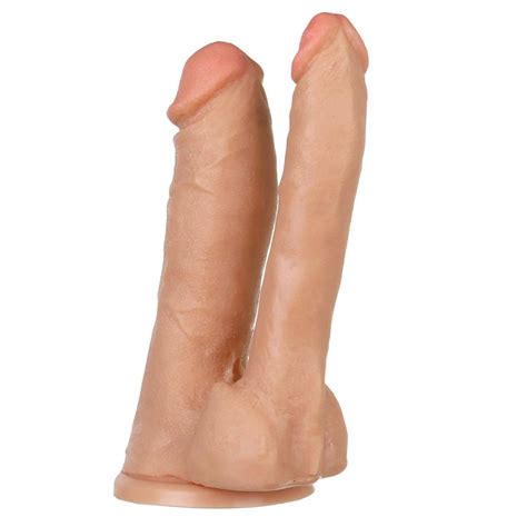 P Nis Duplo Ou Dildo Em Silicone Ventosa Para Prazer Anal E Para