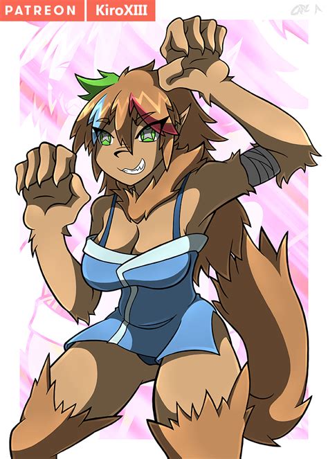 Werewolf Rika By Kiroxiii Hentai Foundry